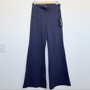 Betabrand- NWT Wide Leg Palazzo Double-Pinstripe Pants- SM